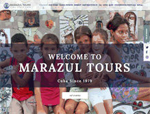 Tablet Screenshot of marazultours.com